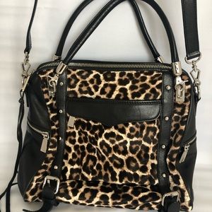 Rebecca Minkoff Snow Leopard Cupid Satchel